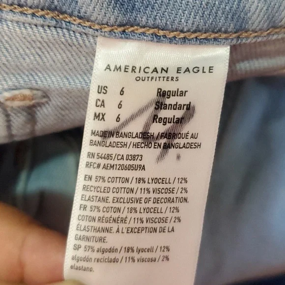 American Eagle Outfitters Light Blue Flare Jeans - Picture 11 of 16